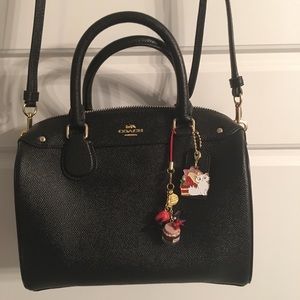black coach bennett mini satchel